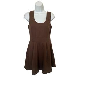Double Zero Chocolate Brown Midi Dress
